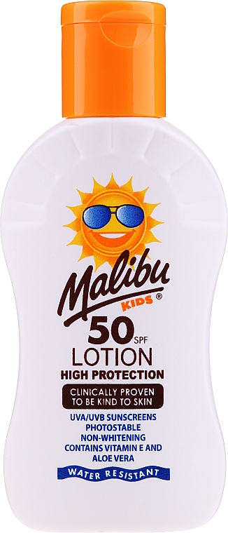 Przeciwsłoneczne mleczko wodoodporne dla dzieci SPF 50 - Malibu Sun Kids Lotion — Zdjęcie N3
