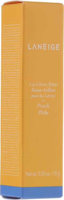 Brzoskwiniowy błyszczyk do ust - Laneige Lip Glowy Balm Peach — Zdjęcie N1