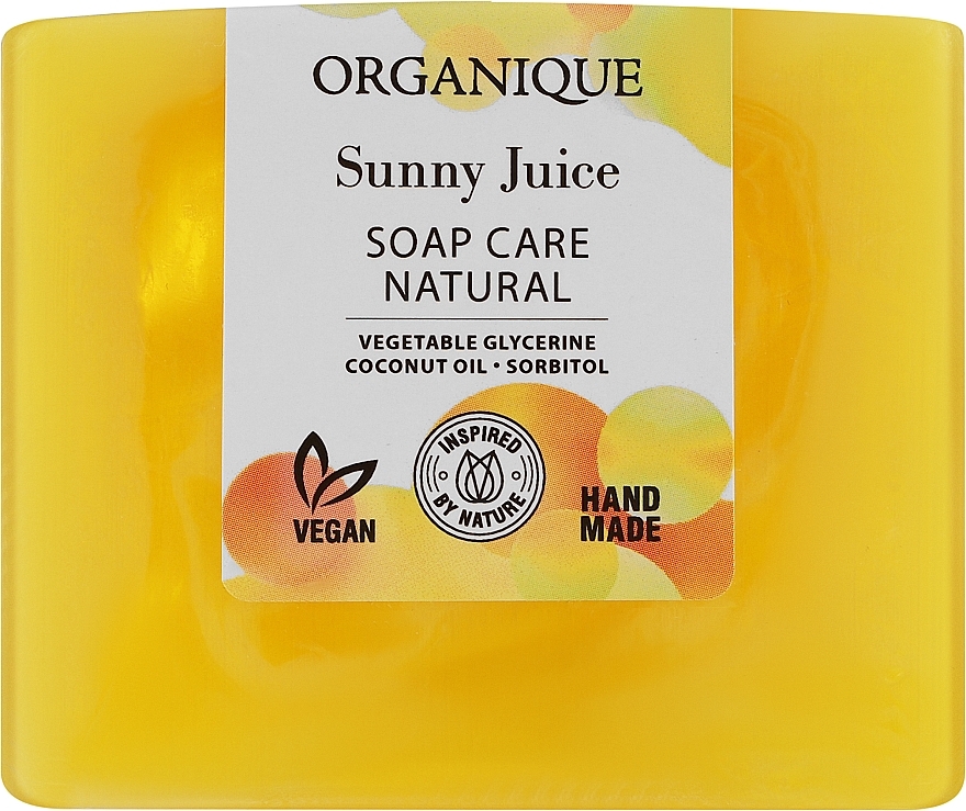 Naturalne mydło odżywcze - Organique Soap Care Natural Sunny Juice — Zdjęcie N1