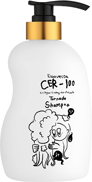 Kolagenowy szampon do włosów - Elizavecca CER-100 Collagen Coating Hair A+ Muscle Tornado Shampoo — Zdjęcie N1