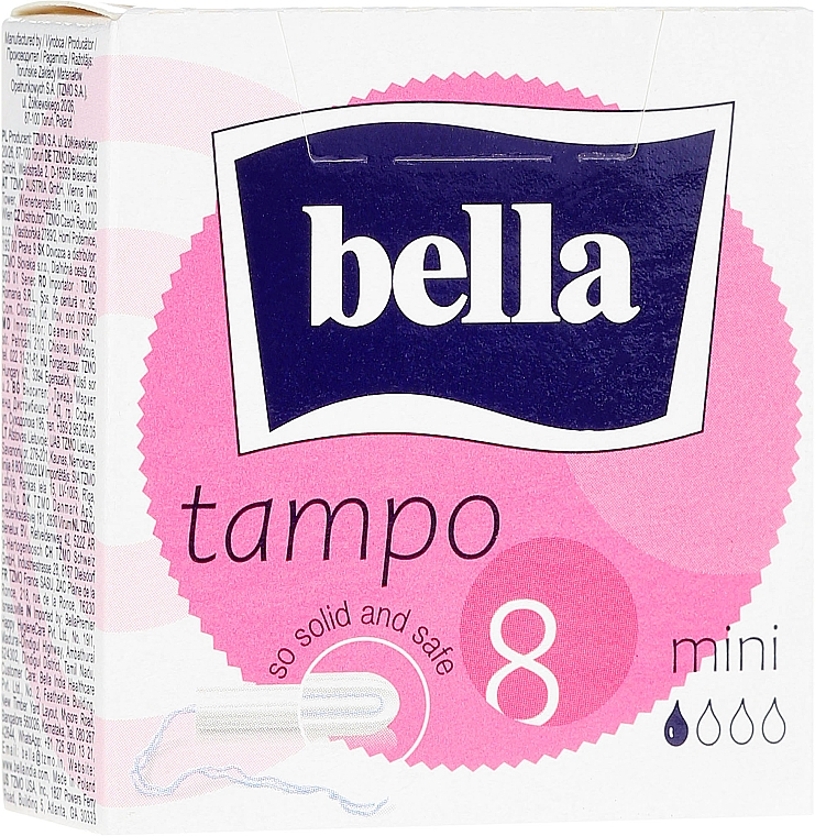 Tampony, 8 szt. - Bella Tampo Premium Comfort Mini — Zdjęcie N1