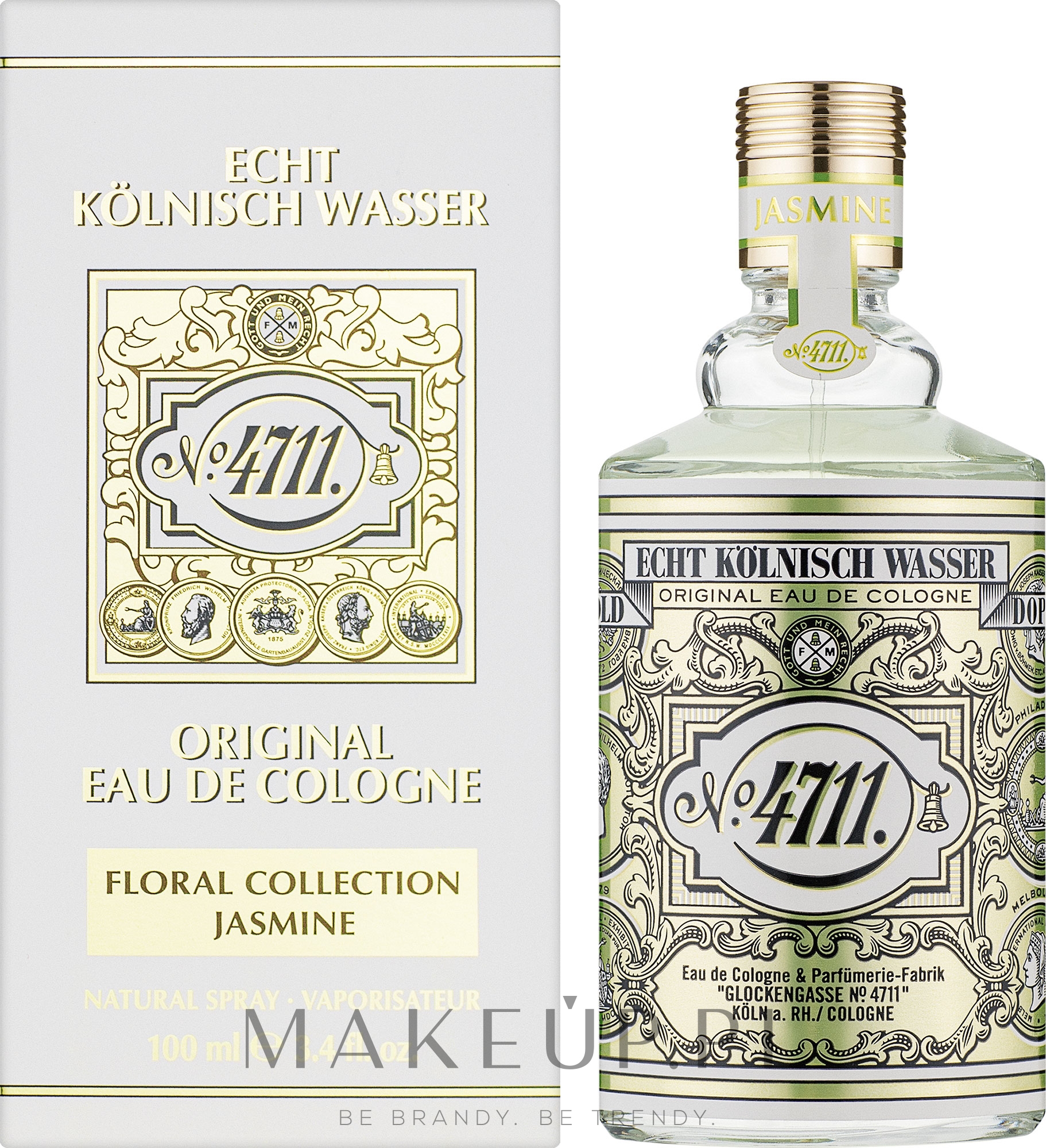 Maurer & Wirtz 4711 Original Eau de Cologne Jasmine - Woda kolońska — Zdjęcie 100 ml