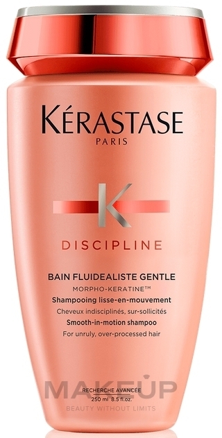 Kąpiel dyscyplinując do wszystkich rodzajów włosów - Kerastase Discipline Bain Fluidealiste Smooth-In-Motion Shampoo — Zdjęcie 250 ml
