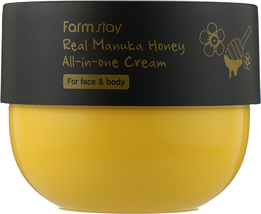 Nawilżający krem do twarzy i ciała Manuka Honey - Farmstay Real Manuka Hone All-In-One Cream — Zdjęcie N1