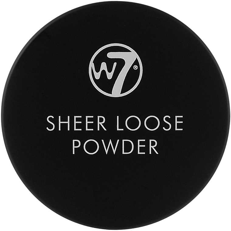 Sypki puder do twarzy - W7 Sheer Loose Powder — Zdjęcie N2