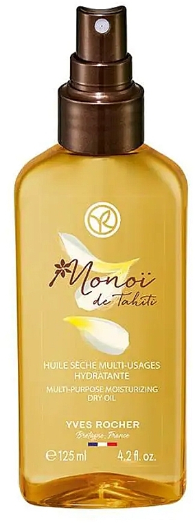 	Suchy olejek do ciała Monoi z Taiti - Yves Rocher Monoi De Tahiti Multi-Purpose Moisturizing Dry Oil — Zdjęcie N1