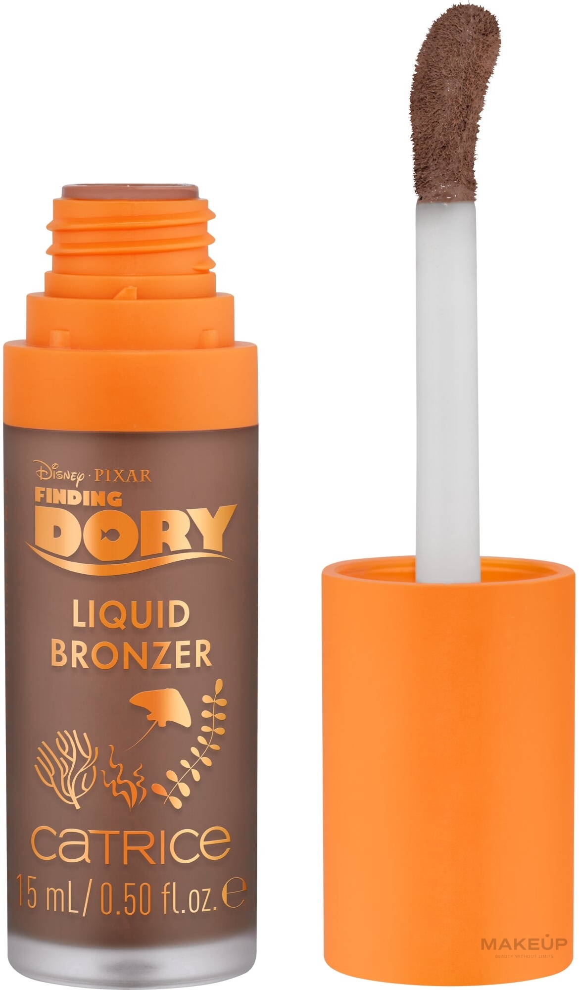 Bronzer do twarzy - Catrice Disney Pixar Finding Dory Matte Liquid Bronzer — Zdjęcie 020 - Medium To Dark