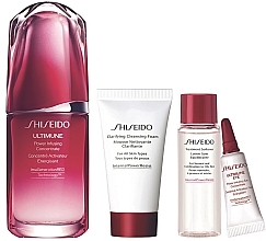 Zestaw - Shiseido Ultimune Holiday Kit (f/conc/50ml + foam/30ml + softner/30ml + eye/conc/3ml) — Zdjęcie N2