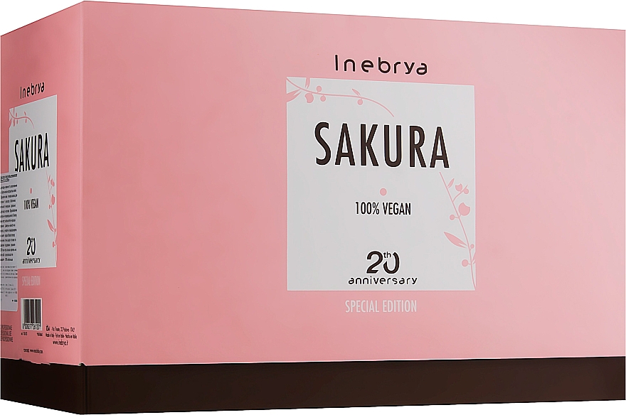 Zestaw - Inebrya Sakura Restorative Kit (shm/300ml + mask/250ml + oil/50ml) — Zdjęcie N1