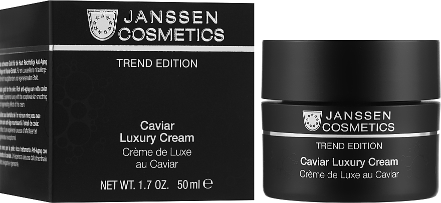 Luksusowy krem ​​z ekstraktem z czarnego kawioru - Janssen Cosmetics Caviar Luxery Cream — Zdjęcie N2