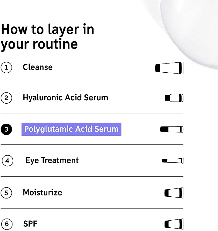 Serum z kwasem poliglutaminowym - The Inkey List Polyglutamic Acid Serum — Zdjęcie N3