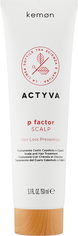 Preparat do skóry głowy przeciw wypadaniu włosów - Kemon Actyva P Factor Scalp
