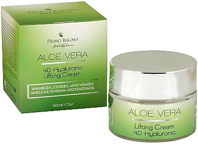 Hialuronowy krem liftingujący do twarzy z aloesem - Primo Bagno Aloe Vera 4D Hyaluronic Lifting Cream — Zdjęcie N1