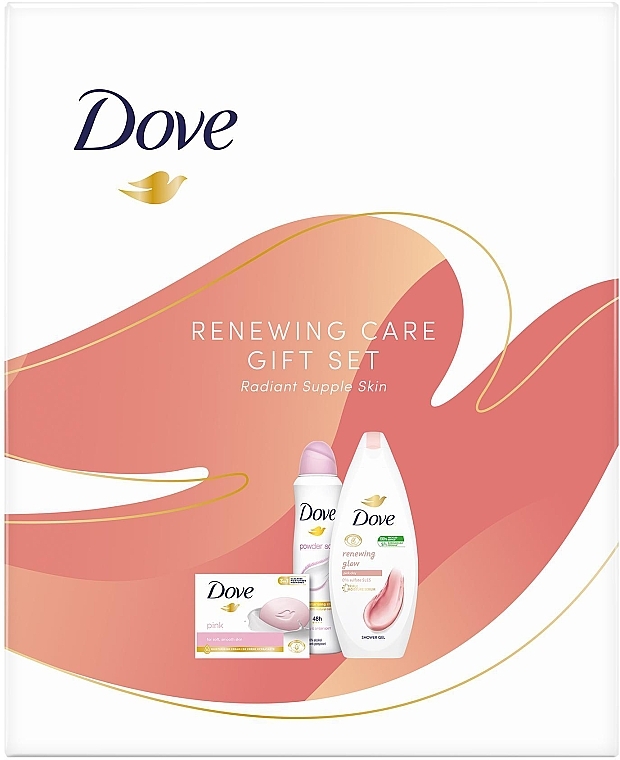 Zestaw - Dove Renewing Care Gift Set (sh/gel/250ml + deo/150ml + soap/90g) — Zdjęcie N2