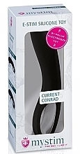 Wibrator ze stymulacją elektryczną, czarny - Mystim Current Conrad E-Stim Dildo Sexy Black — Zdjęcie N1