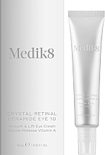 Krem pod oczy z witaminą A i ceramidami - Medik8 Crystal Retinal Ceramide Eye 10 — Zdjęcie N2
