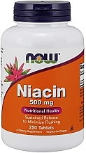Niacyna B3 500 mg - Now Foods Niacin — Zdjęcie N4