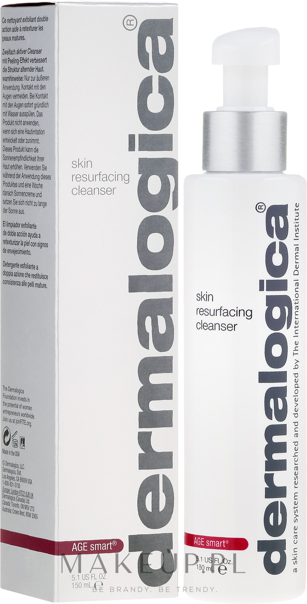 Złuszczający krem-żel do skóry dojrzałej - Dermalogica Age Smart Skin Resurfacing Cleanser — Zdjęcie 150 ml
