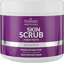 Peeling do ciała i stóp Dzikie jagody - Farmona Professional Forest Fruits Skin Scrub — Zdjęcie N1
