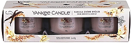 Zestaw świec zapachowych Vanilla creme brulee - Yankee Candle Vanilla Creme Brulee (candle/3x37g) — Zdjęcie N1