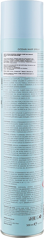 Silnie utrwalający lakier do włosów - Emmebi Italia Gate 12 Ocean Hair Spray Strong — Zdjęcie N2