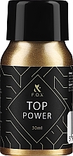 Top coat do paznokci bez lepkiej warstwy, w aluminiowej puszce - F.O.X Top Power — Zdjęcie N1