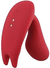 Smart wibrator z dwoma silnikami sterowany smartfonem - Magic Motion Umi Smart Wearable Dual Motor Vibrator Red — Zdjęcie N2