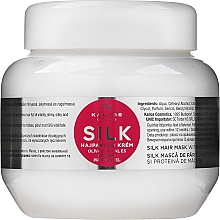 Kup Maska w kremie z wyciągiem oleju oliwkowego i białka jedwabiu do suchych i martwych włosów - Kallos Cosmetics Silk Hair Mask