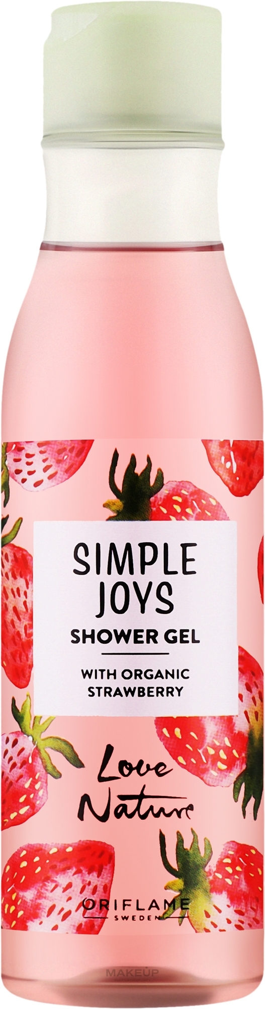 Organiczny żel pod prysznic truskawka - Oriflame Love Nature Simple Joys Shower Gel — Zdjęcie 250 ml