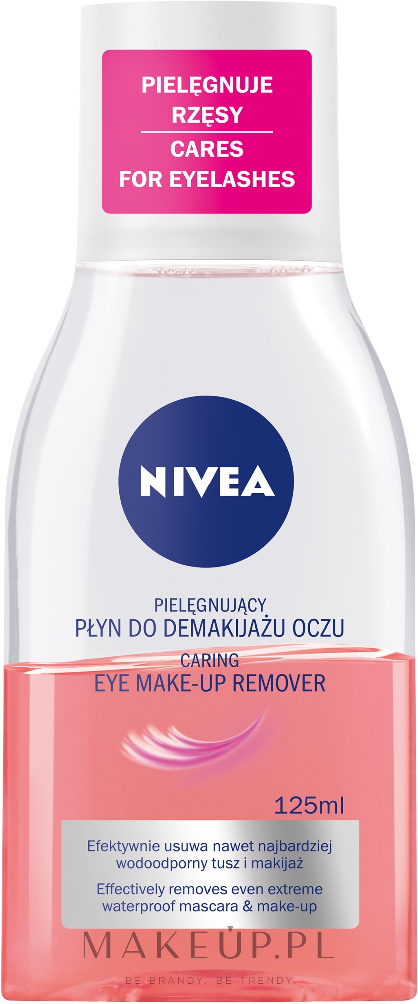 Pielęgnujący dwufazowy płyn do demakijażu oczu - NIVEA Face Essentials — Zdjęcie 125 ml
