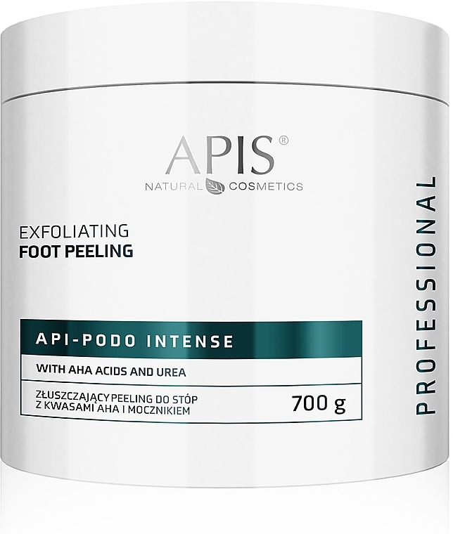Złuszczający peeling do stóp z kwasami AHA i mocznikiem - APIS Professional Api-Podo Intense Exfoliating Foot Peeling — Zdjęcie N1
