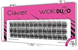Kup Sztuczne rzęsy, 14 mm - Clavier Wide DU2O Eyelashes