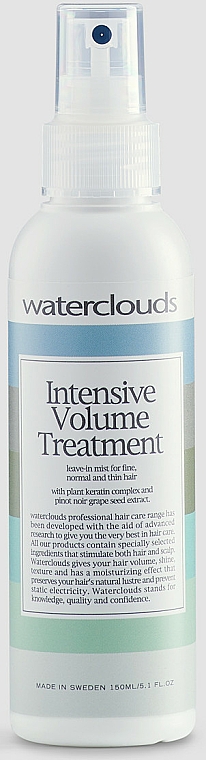 Odżywka regenerująca w sprayu zwiększająca objętość włosów - Waterclouds Intensive Volume Treatment — Zdjęcie N2