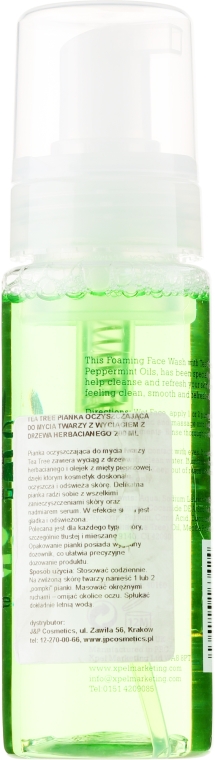 Oczyszczająca pianka do mycia twarzy Drzewo herbaciane - Xpel Marketing Ltd Tea Tree Foaming Face Wash — Zdjęcie N2