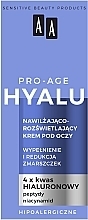 Nawilżająco-rozświetlający krem ​​pod oczy - AA Hyalu Pro-Age Eye Cream — Zdjęcie N1