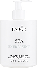 Energetyzujący olejek do masażu i kąpieli - Babor SPA Energizing Massage & Bath Oil — Zdjęcie N3