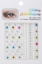 Kup Naklejki na paznokcie, wielokolorowe - Lolita Accessories 3D Nail Art Stickers