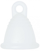 Kup Kubeczek menstruacyjny z pętelką, rozmiar M, przezroczysty - MeLuna Sport Menstrual Cup Ring