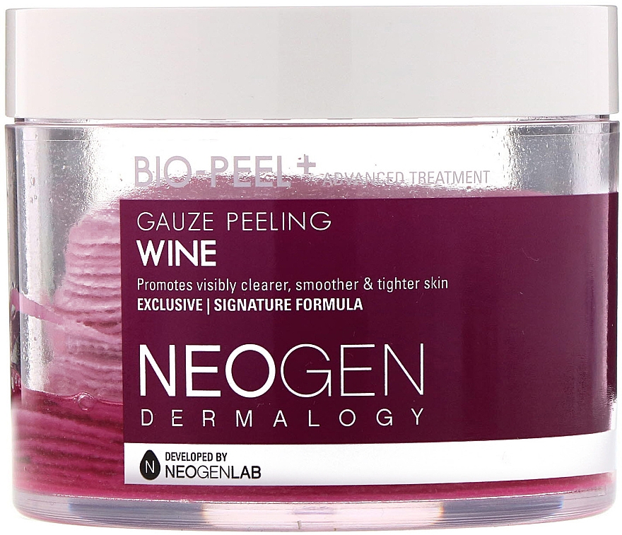 Peelingujące płatki oczyszczające z ekstraktem z wina - Neogen Dermalogy Bio Peel Gauze Peeling Wine — Zdjęcie N1