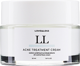 Kup Krem do skóry tłustej i problematycznej - Love&Loss Acne Treatment Cream
