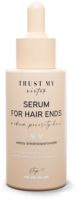 Serum do włosów średnioporowatych - Trust My Sister Medium Porosity Hair Serum For Hair Ends — Zdjęcie N1