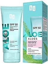 Kup Nawilżający krem do twarzy na dzień Aloes SPF 50 - AA Cosmetics Aloes Moisturising Cream SPF50