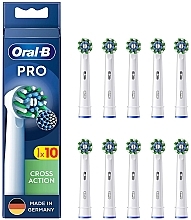 Kup Wymienna główka do elektrycznej szczoteczki do zębów, 10 szt. - Oral-B Cross Action Toothbrush Heads