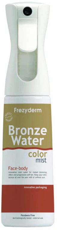 Brązująca mgiełka do twarzy - Frezyderm Bronze Water Color Mist Face & Body — Zdjęcie N1