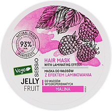 Kup Maska do włosów wysokoporowatych z efektem laminowania Malina - Sessio Jelly Fruit Hair Mask