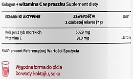 WYPRZEDAŻ Kolagen w proszku + witamina C - Noble Health Kolagen Vitamin C * — Zdjęcie N3