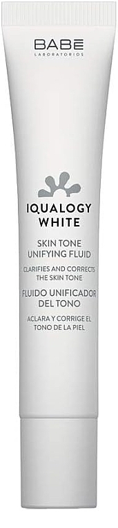 Fluid wyrównujący koloryt skóry - Babe Laboratorios Iqualogy White Intensive Skin Tone Unifying Fluid — Zdjęcie N1