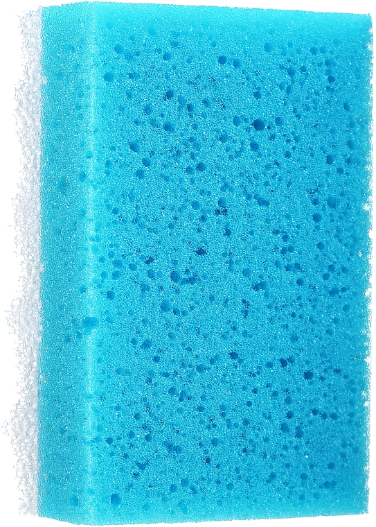 Gąbka do kąpieli SPA 6015, biało-niebieska - Donegal — Zdjęcie N1