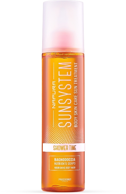 Odżywczy żel pod prysznic po ekspozycji na słońce - Napura Sun System Shower Time Body Skin Care Sun Treatment