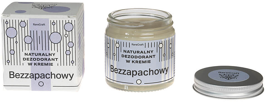 Naturalny dezodorant w kremie Bezzapachowy - RareCraft Cream Deodorant — Zdjęcie N2